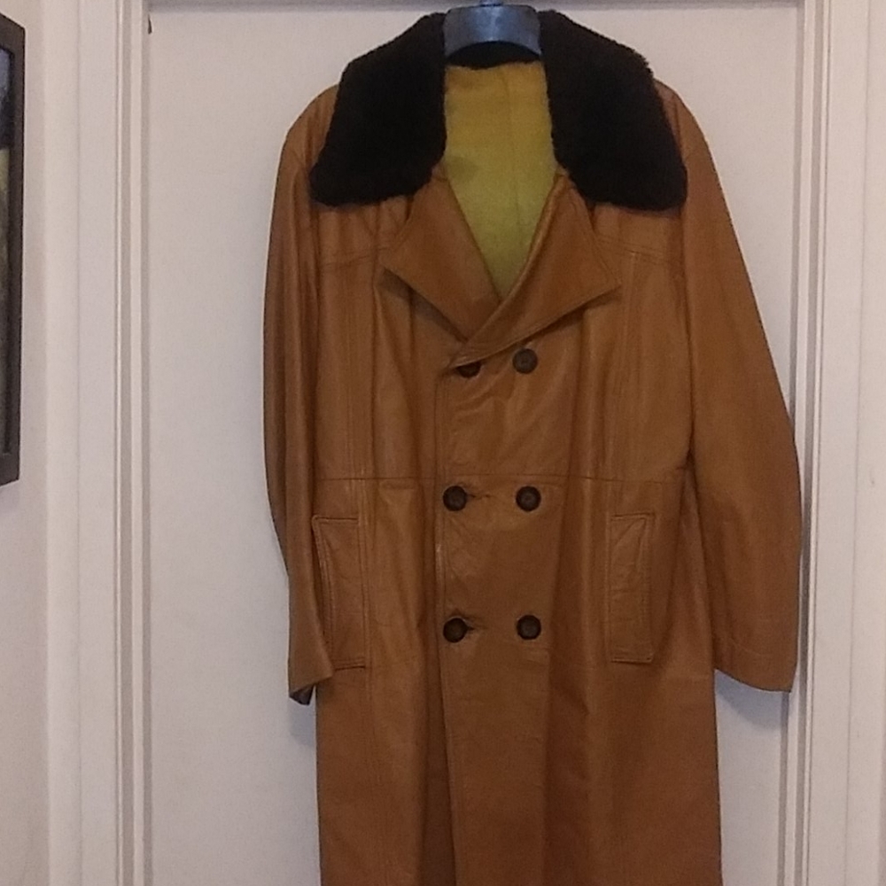 Vintage BuckBoard Leather Jacket size 42